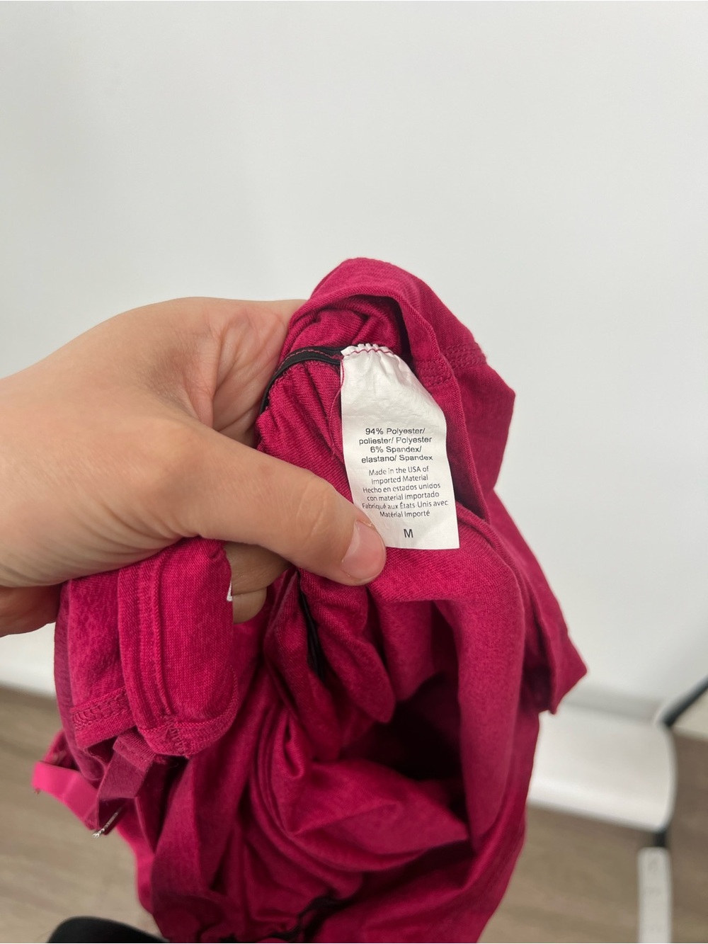 Beyond the Bump Pink Racerback Ruched Top - Picture 7 of 7